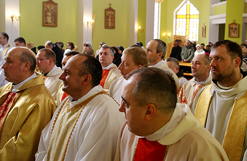 Месу освячення мира у Вінниці очолив єпископ Радослав Змітрович