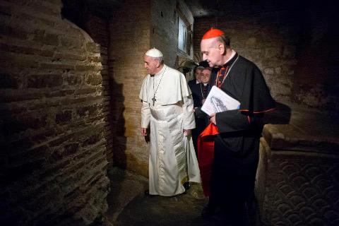 Папа здійснив паломництво до гробу апостола Петра