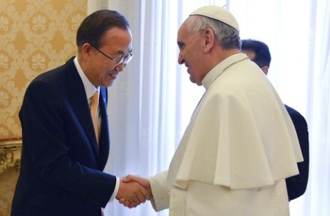 Папа Франциск говорив з Секретарем ООН про конфлікти в Сирії, Кореї та Африці
