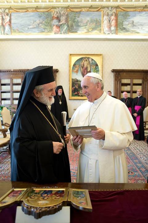 Папа Франциск прийняв делегацію Константинопольського патріархату