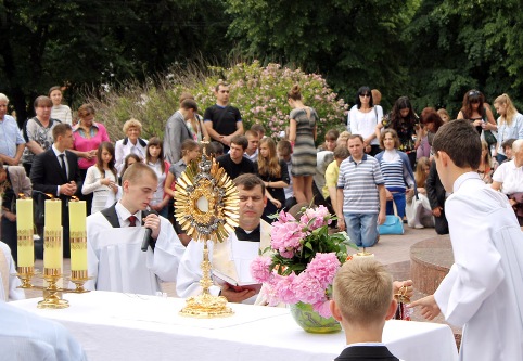 Процесія Божого Тіла в Хмельницькому