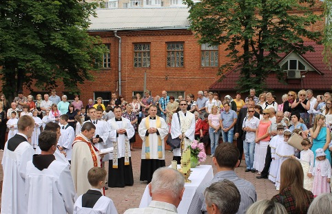 Процесія Божого Тіла в Хмельницькому