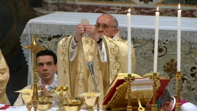 pope mass