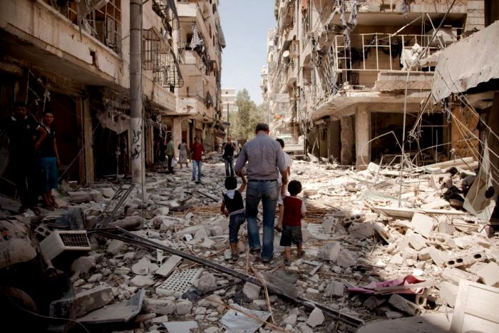 Алеппо в руїнах