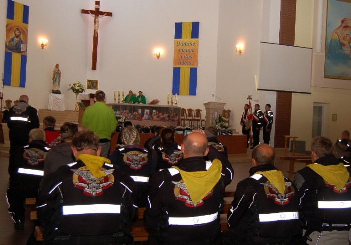 Польські байкери молилися у Хмельницькому 