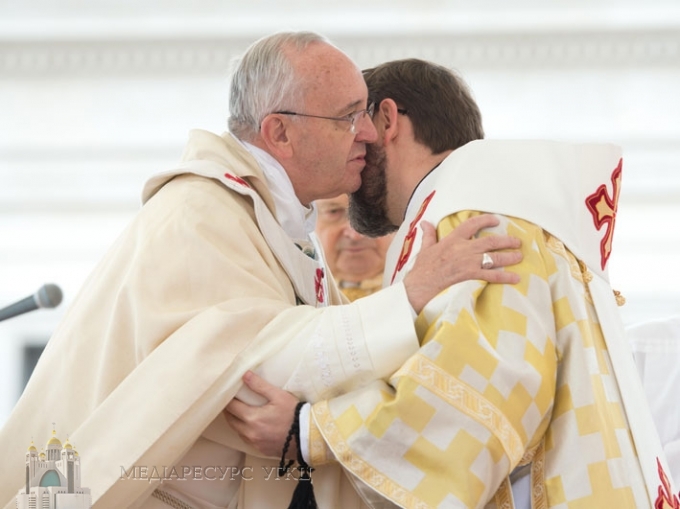 Папа Франциск і Святослав Шевчук