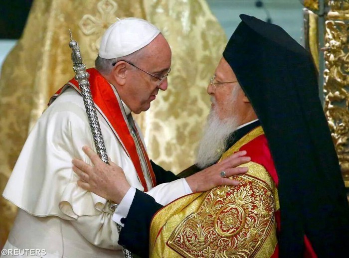 Папа Франциск та Пітріарх Варфолое