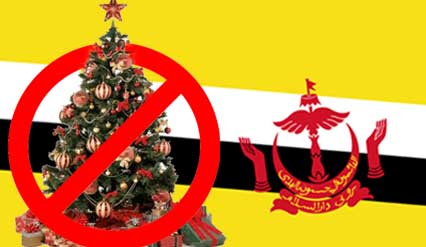 Бруней заборона Різдва