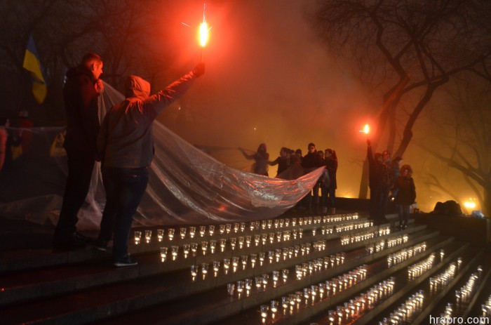 Одесити у День Соборності України запалили тисячі свічок