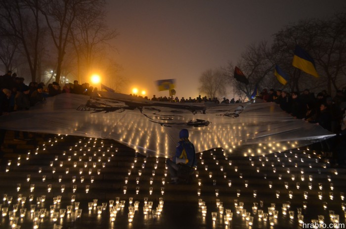 Одесити у День Соборності України запалили тисячі свічок