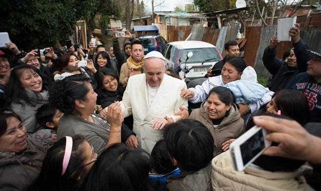 Папа Франциск у таборі мігрантів