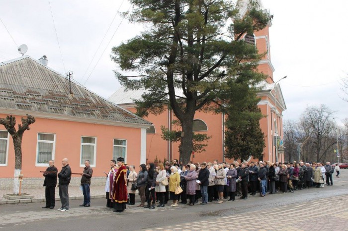 Вербна неділя у Рахові