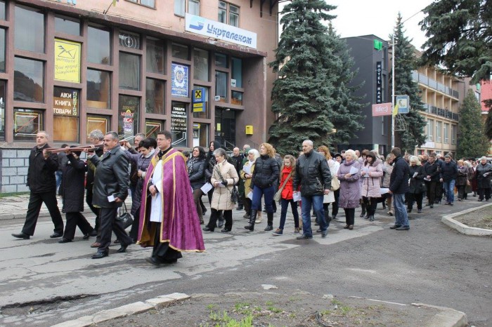 Вербна неділя у Рахові