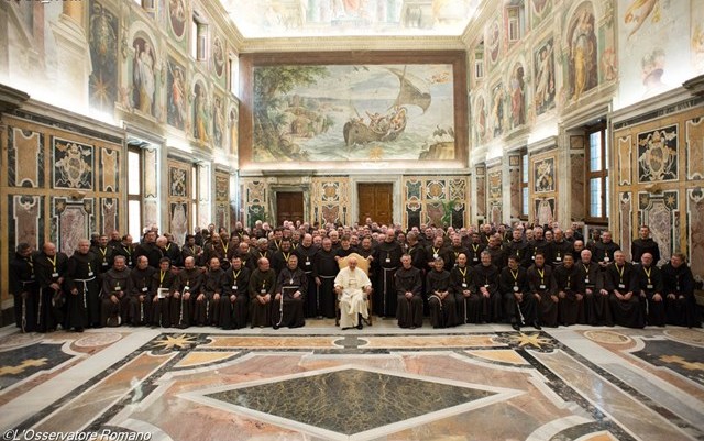 Папа і францисканці