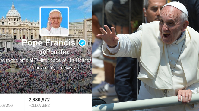 папа Франциск Твіттер