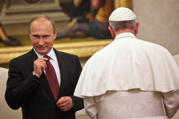 Pope Francis Meets Russian President Vladimir Putin