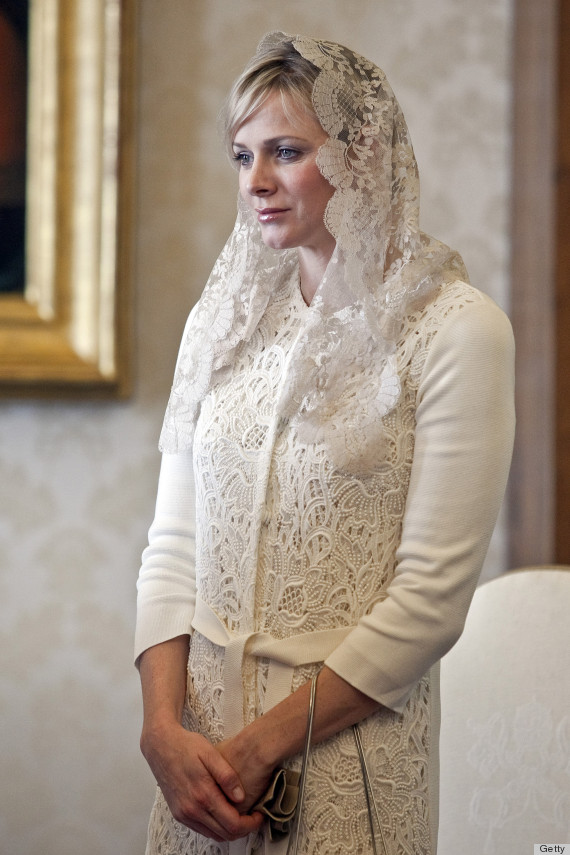 10.	Княгиня Монако Шарлін у Ватикані, 2013 р.