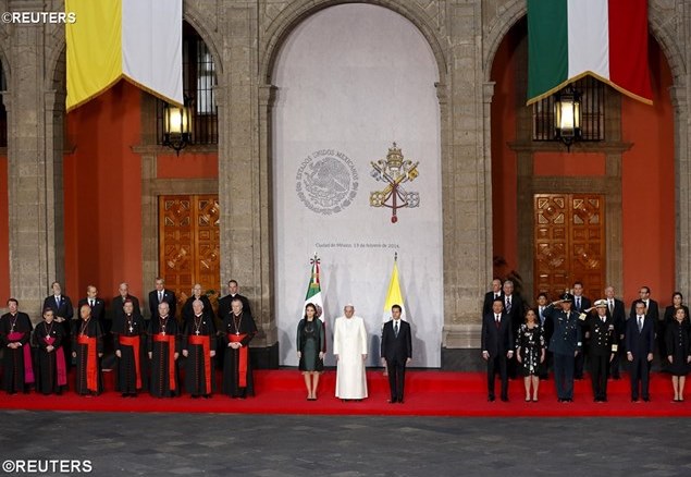 Папа в Мексиці: президент