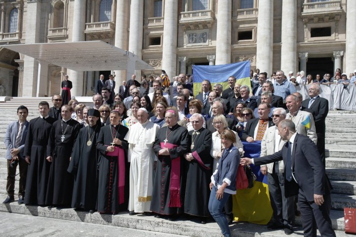 Папа прийняв групу чорнобильців з нагоди 30 річниці аварії на ЧАЕС