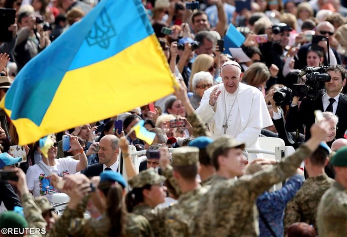 Папа благословив українських військових