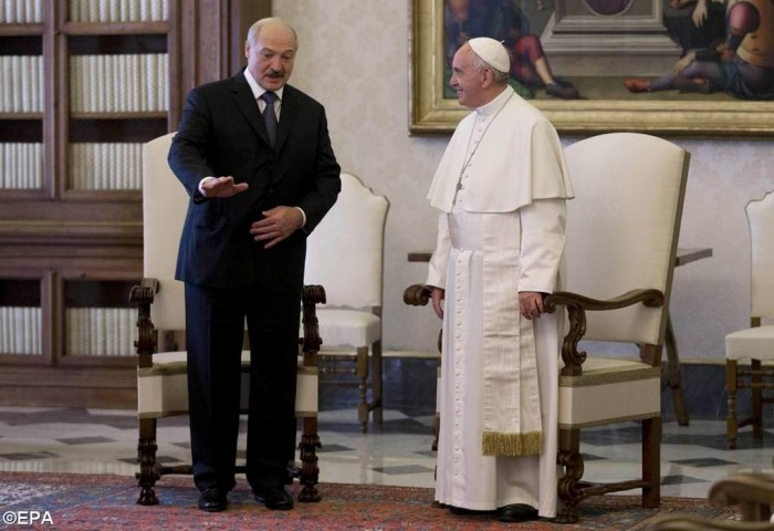 Лукашенко і ПАпа Франциск