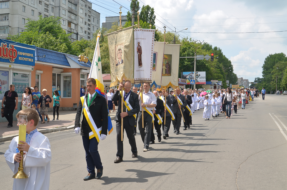 Процесія Божого Тіла у Хмельницькому (1)