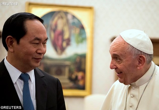 Президент В’єтнаму побував у Папи