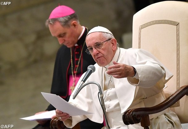 Папа Франциск. загальна аудієнція