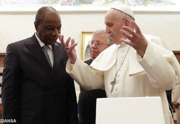 Президент Гвінеї у Папи